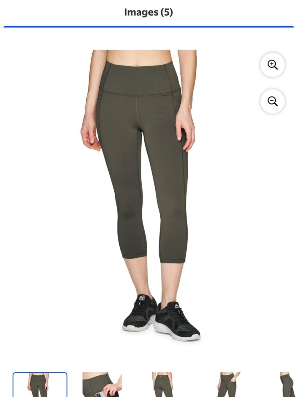RBX Active Women's Squat Proof Capri Legging With Pockets